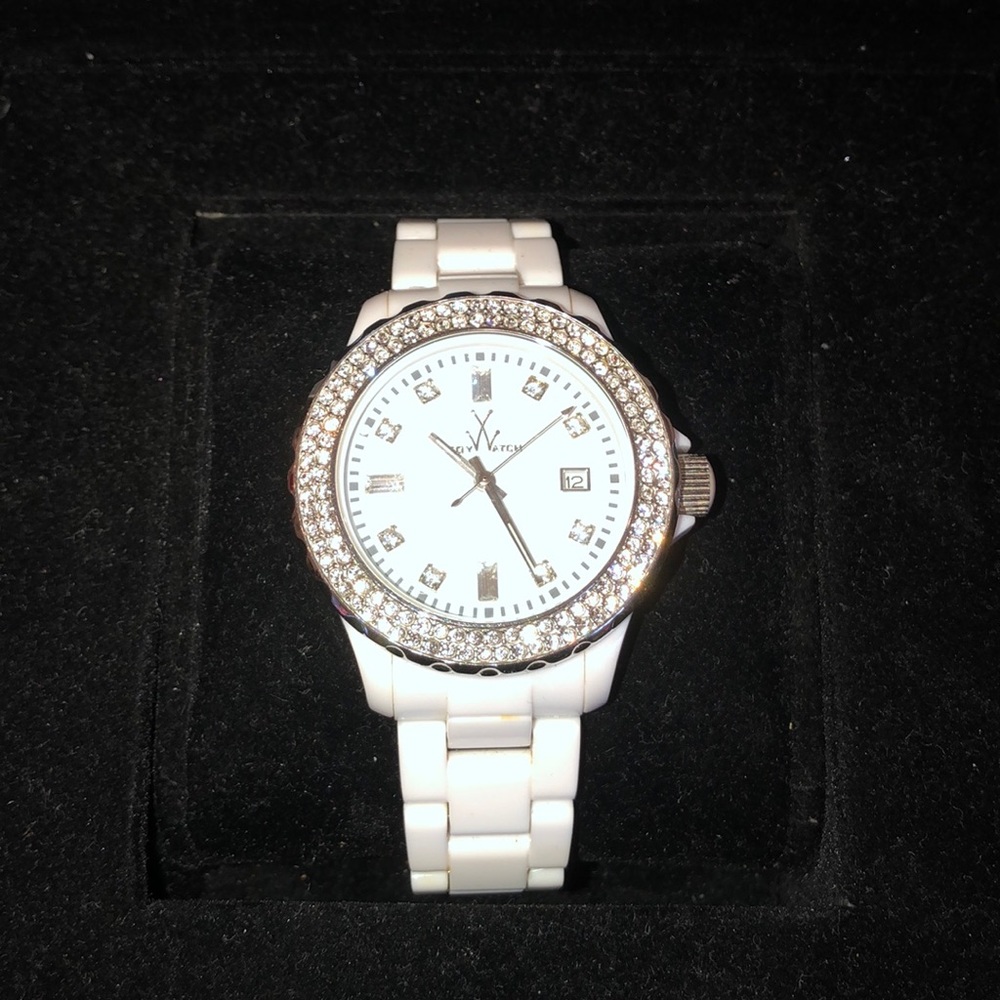 ToyWatch brand White and Swarovski Crystal Watch
